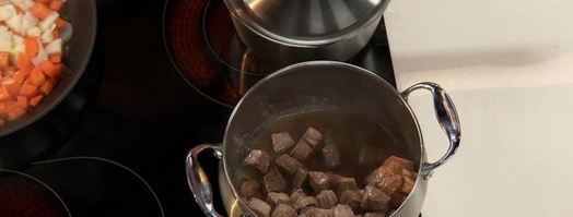 азу из говядины с соленой черемшой. Шаг 6