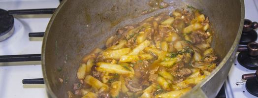 азу из говядины с солеными огурцами. Шаг 19