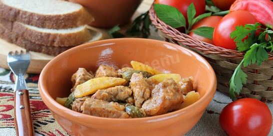 Азу из говядины в мультиварке