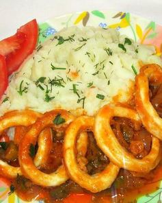 Азу из кальмаров