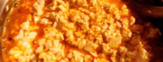 азу из креветок с тофу и пикантным гарниром. Шаг 12