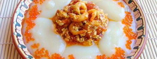 азу из креветок с тофу и пикантным гарниром. Шаг 14