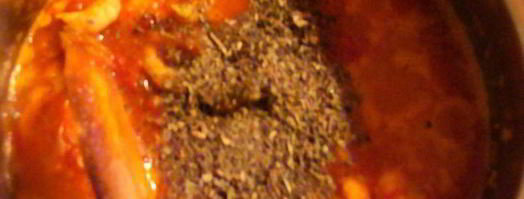 азу из креветок с тофу и пикантным гарниром. Шаг 9