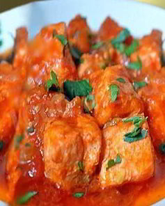 Азу из свинины с солеными огурцами