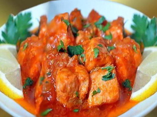 Рецепт азу из свинины с солеными огурцами