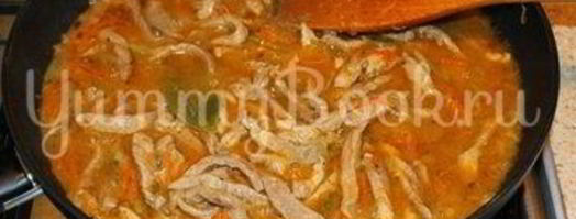 азу из свинины. Шаг 9