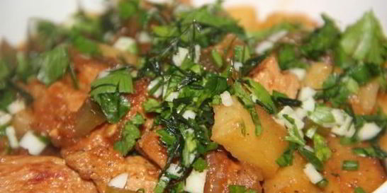 Азу по-татарски со свининой