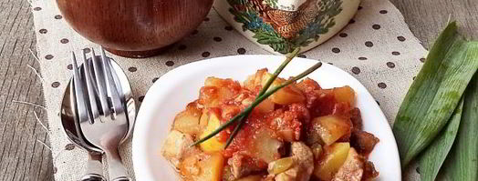 азу по-татарски в горшочках. Шаг 16