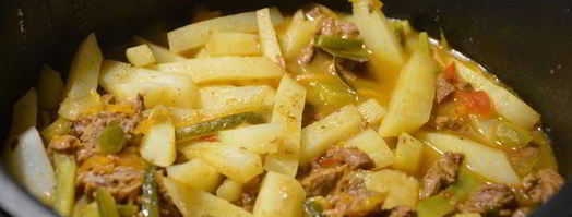 азу по-татарски в мультиварке. Шаг 12