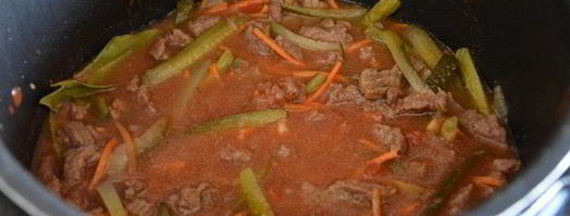 азу по-татарски в мультиварке. Шаг 11