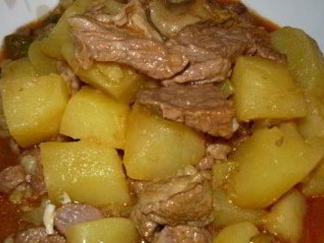 Рецепт азу с картошкой в мультиварке