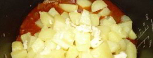 азу с картошкой в мультиварке. Шаг 5