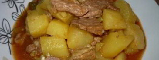 азу с картошкой в мультиварке. Шаг 7