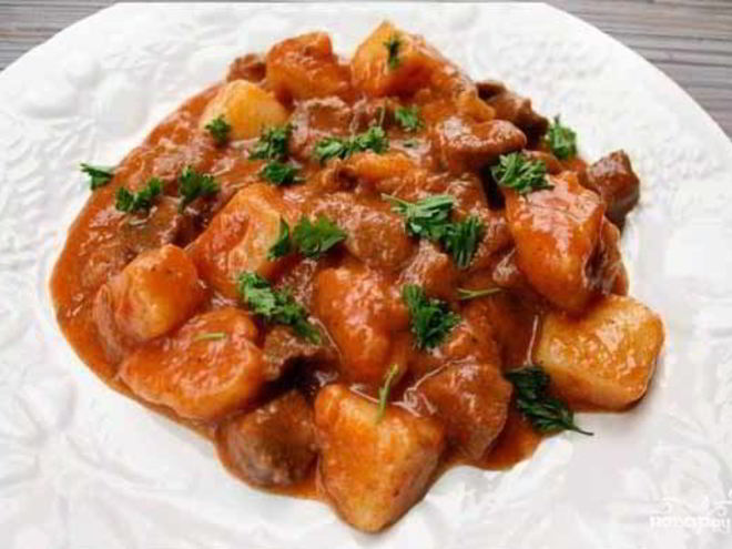 Рецепт азу с картошкой