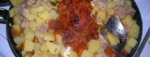 азу с картошкой. Шаг 7