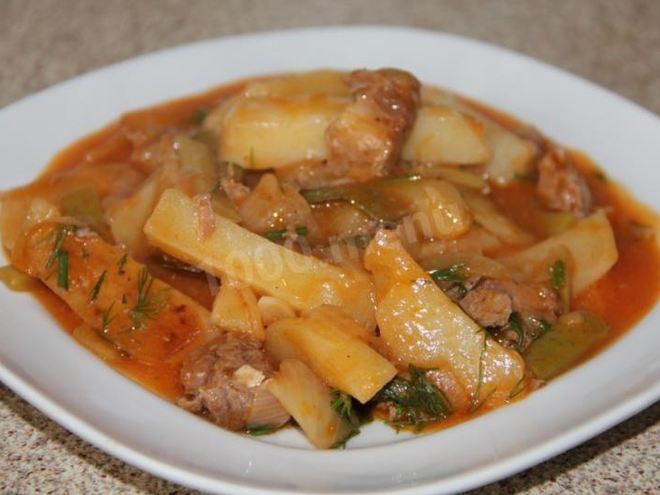 Рецепт азу с тушенкой