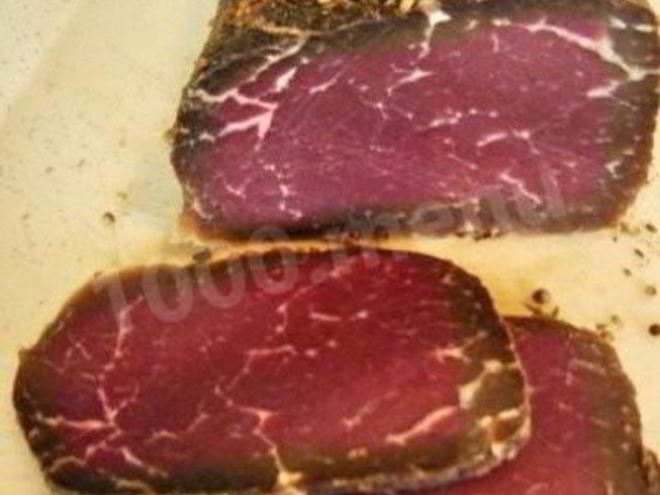 Рецепт бастурмы из говядины по-армянски