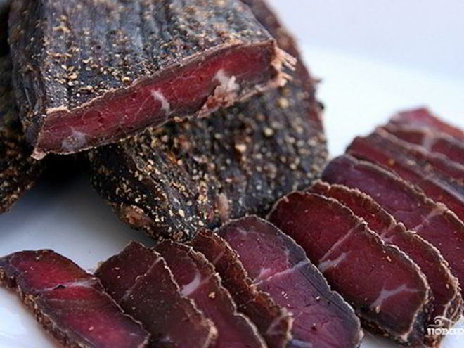 Рецепт бастурмы из свинины в духовке