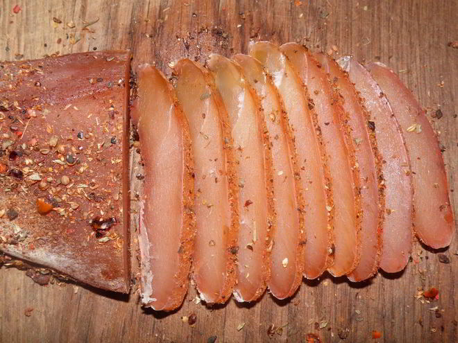 Рецепт куриной бастурмы