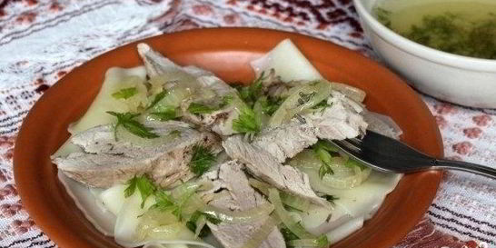Башкирский бешбармак