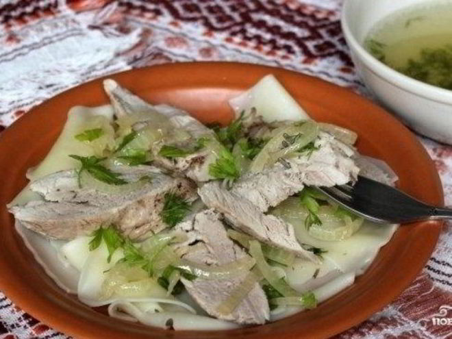 Рецепт башкирского бешбармака