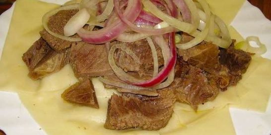 Бешбармак из конины