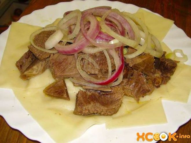 Рецепт бешбармака из конины