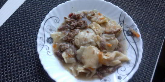 Бешбармак из мяса