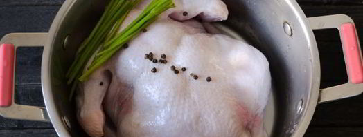 бешбармак из целой курицы с маринованным луком. Шаг 5