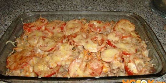 Бешбармак с фаршем