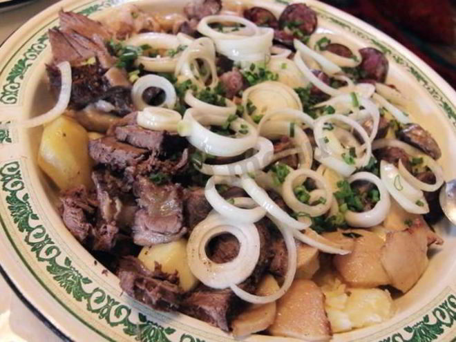 Рецепт бешбармака с картошкой