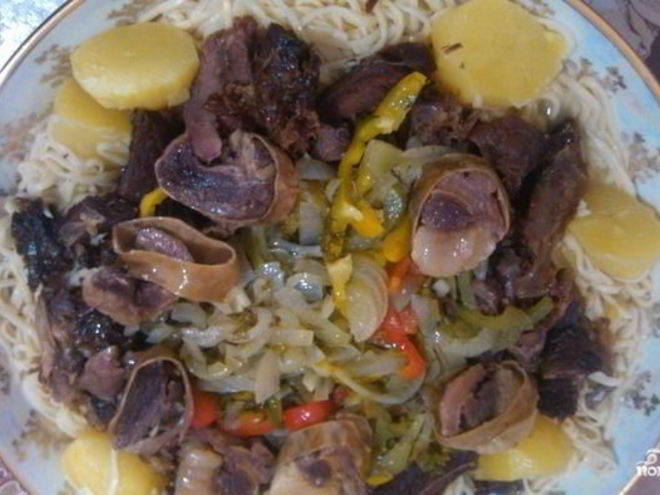 Рецепт еврейского бешбармака