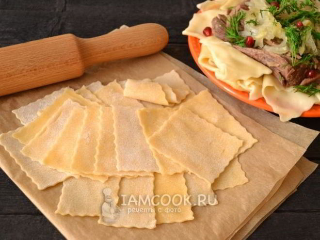 Рецепт лапши для бешбармака