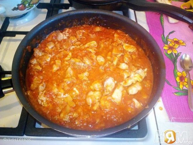 Рецепт чахохбили из филе кролика, вариаия на тему