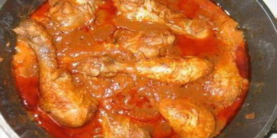 Чахохбили из курицы с кинзой