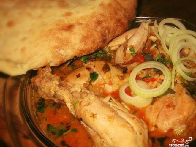 Рецепт чахохбили из курицы в духовке