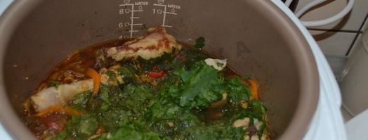 чахохбили из курицы в мультиварке. Шаг 13