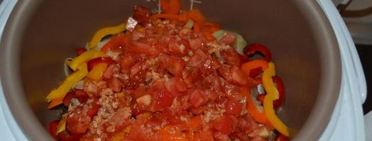 чахохбили из курицы в мультиварке. Шаг 11