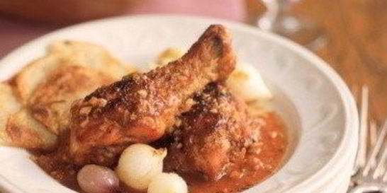 Чахохбили с белым вином