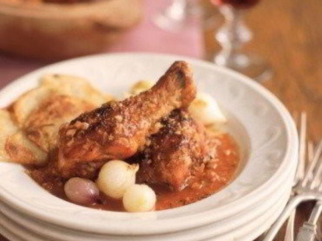 Рецепт чахохбили с белым вином