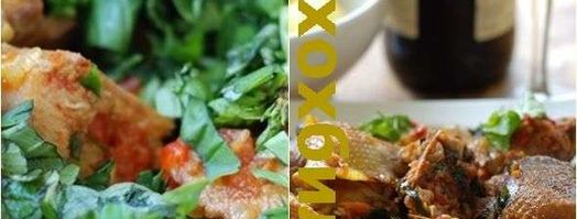 чахохбили с фазана и курицы. Шаг 22