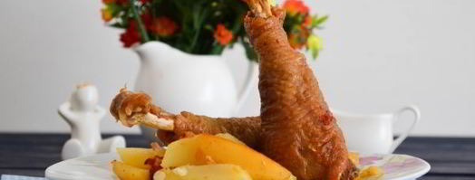 чахохбили с картошкой в духовке. Шаг 17