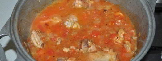 чахохбили с орехами и вином. Шаг 8