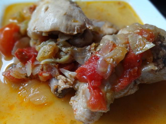 Рецепт чахохбили со сливами