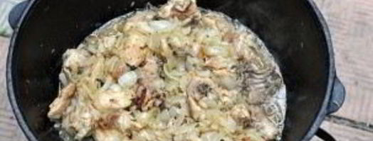 чахохбили в казане. Шаг 7