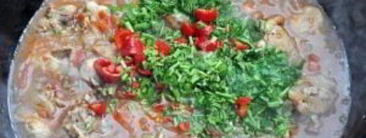 чахохбили в казане. Шаг 9