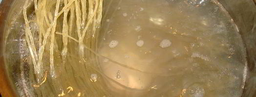 чапче — крахмальная лапша с овощами и говядиной. Шаг 7