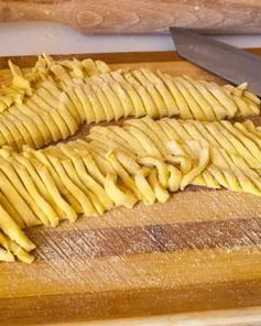 Домашняя лапша из кукурузной муки