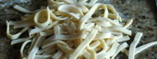 домашняя лапша на яйцах. Шаг 5