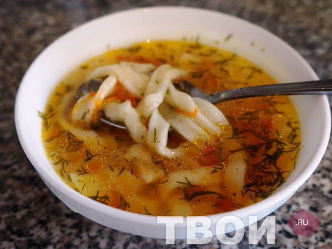 Рецепт домашней лапши